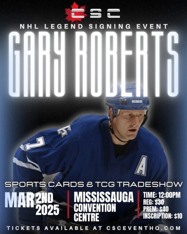 Get Your Tickets for Gary Roberts' Autograph Signing Event!