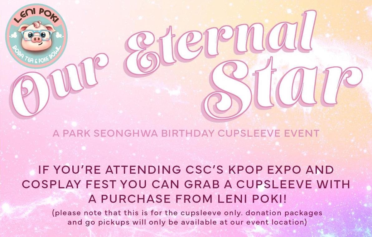 Our Eternal Star Cupsleeve Event