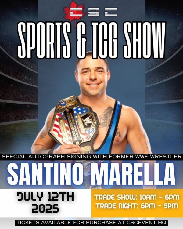 Get Your Tickets for the Santino Marella Autograph Signing Event!