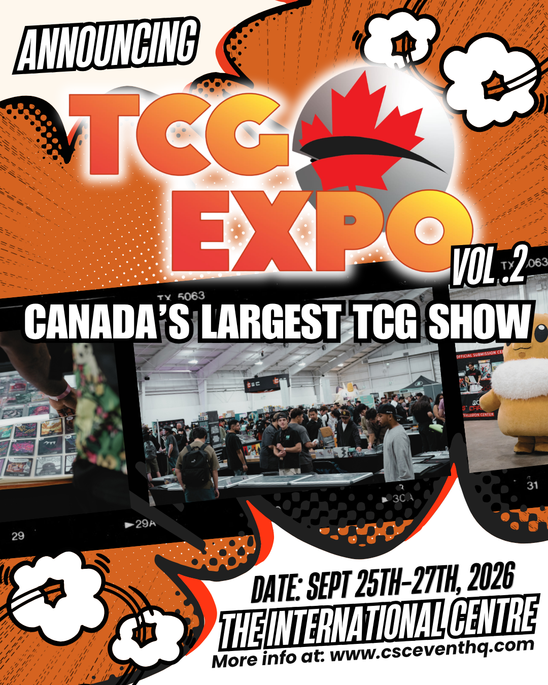 Weekend admission to the Sept 25-27 TCG Expo at the International Centre